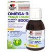 Abbildung der Produktverpackung Doppelherz system OMEGA-3 VEGAN LIQUID 2000 Frontansicht